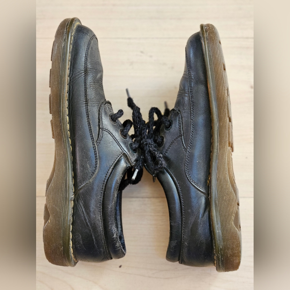 Black Leather Dr.Martens Shoes